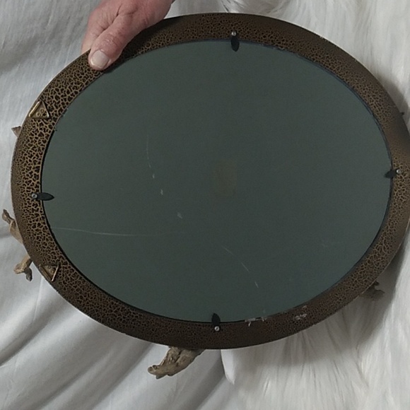 LAST DROP! Antique Bald Eagle & Babies On A Tree Limb Mirror In Great Condition - Picture 7 of 10